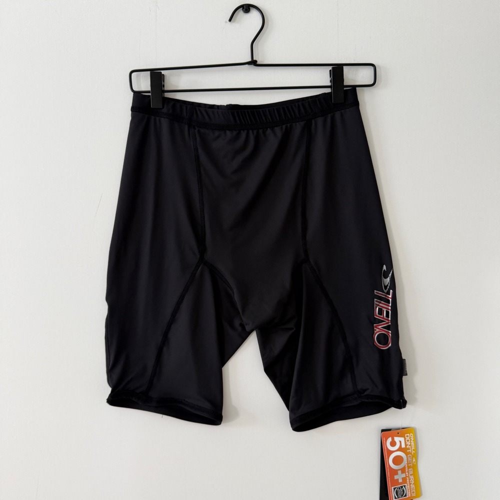 ONeill Mens Skins 6oz Anti-Rash Swim Shorts Black UPF 50+ Large Skins